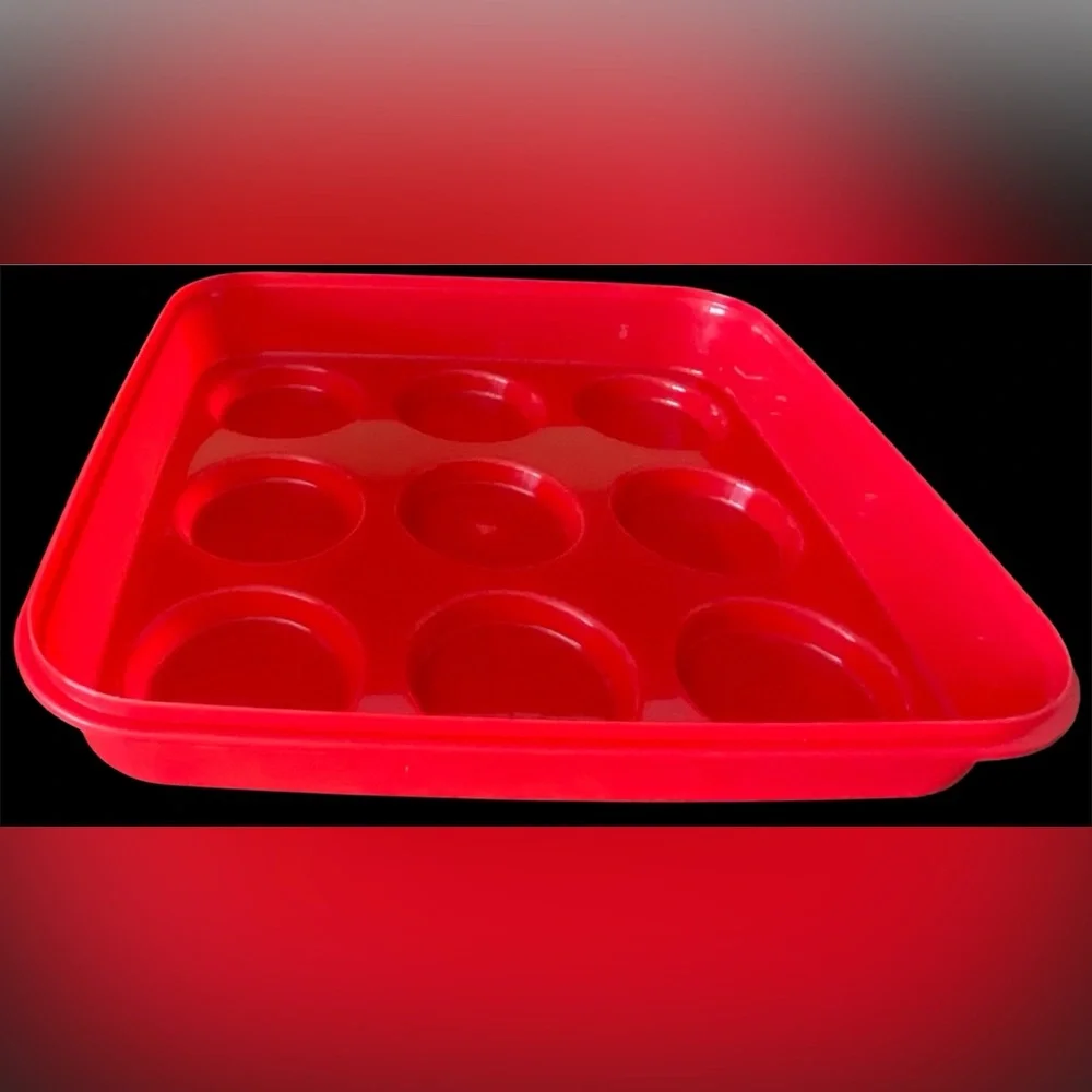 Bright Red 9-Section CupcakeTrays (5)